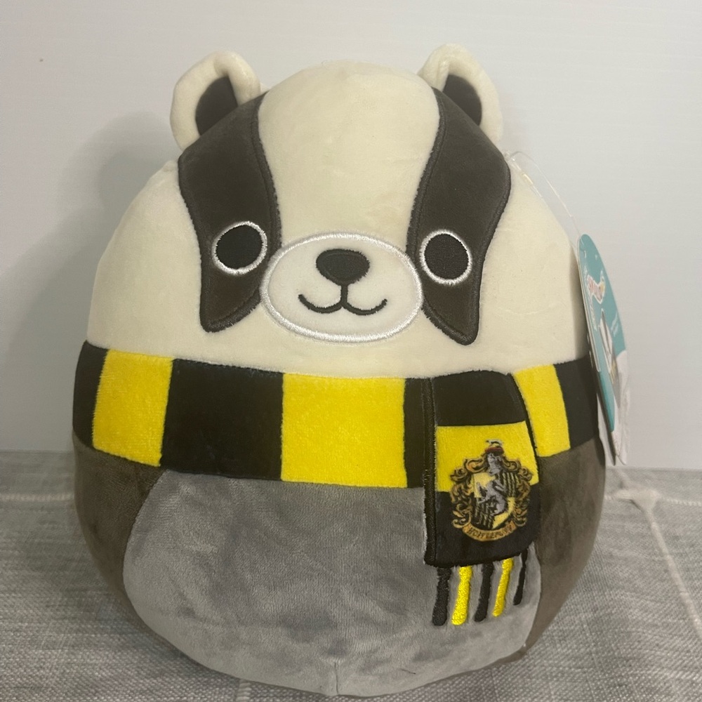 Squishmallow Kellytoy Plush Harry Potter Hufflepuff Badger 8" New with Tag